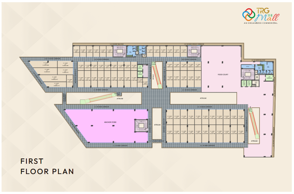 TRG The Mall high-street retail view in Greater Noida West