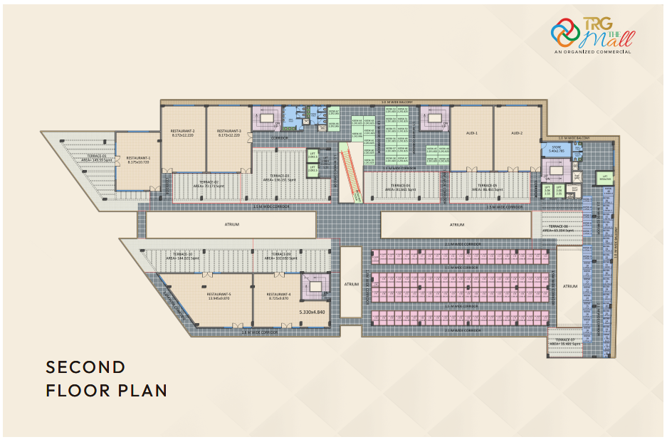 TRG The Mall high-street retail view in Greater Noida West