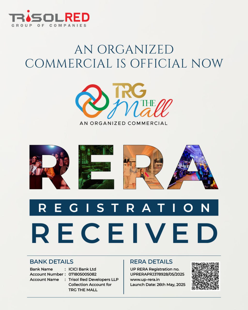 TRG The Mall high-street retail view in Greater Noida West
